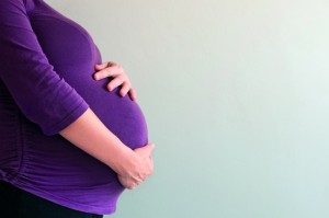 Pregnant Lady Side Profile