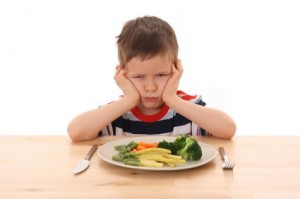 kids eating vege 1